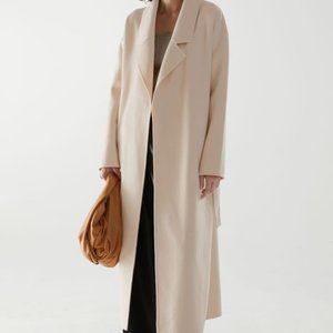 COS WOOL BELTED MAXI COAT NWOT